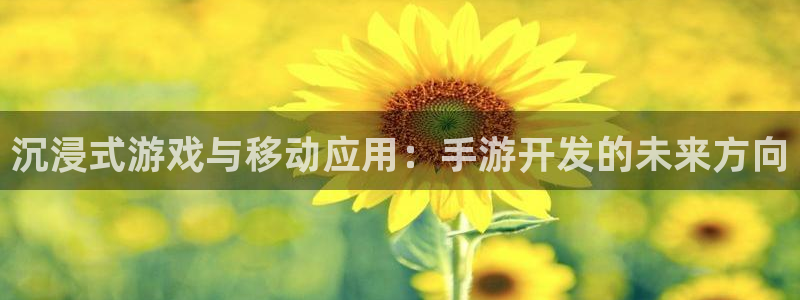 V8娱乐注册：沉浸式游戏与移动应用：手游开发的未来方向