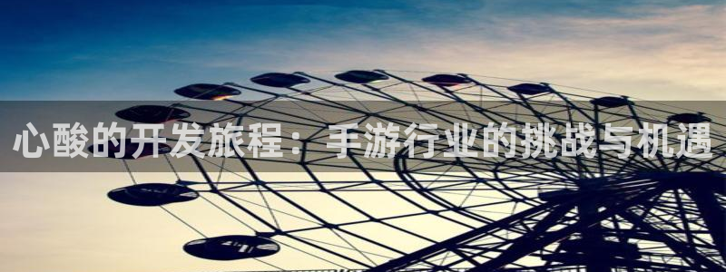 V8娱乐平台：心酸的开发旅程：手游行业的挑战与机遇