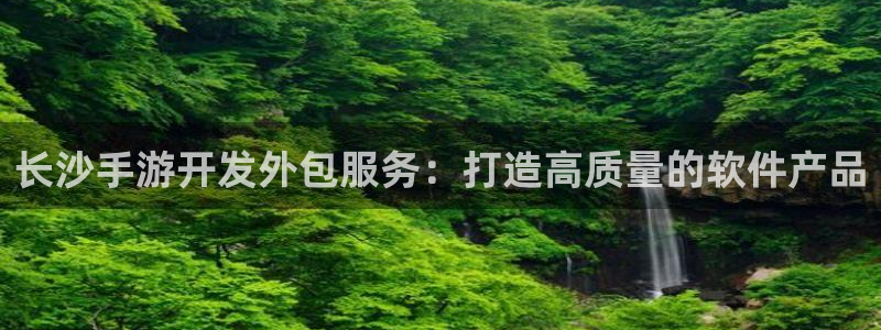 V8娱乐登录：长沙手游开发外包服务：打造高质量的软件产品